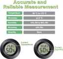 Thumbnail 1 de Dictien Mini Hygrometer Digital 6er-Set 🎛️