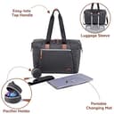 Thumbnail 1 de Dikaslon Wickeltasche mit Schnullertasche und Wickelunterlage – Große Reisetasche 👶