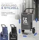 Thumbnail 5 de Dimono Einkaufstrolley 3‑in‑1, 56 L mit Kühlfach 🛒