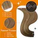 Thumbnail 3 de Easyouth Balayage Clip in Echthaar Extensions 45 cm 🍀