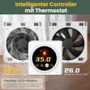 Thumbnail 4 de EcoCalm Heizkörperventilator mit Thermostat 2025 🔥
