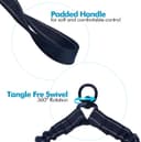 Thumbnail 1 de Edipets Doppelleine für zwei Hunde, ausziehbar, 360° 🐕