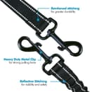 Thumbnail 2 de Edipets Doppelleine für zwei Hunde, ausziehbar, 360° 🐕