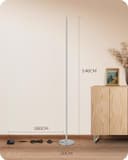 Thumbnail 4 de EDISHINE 2 Stück Stehlampe Wohnzimmer, LED Stehlampe Dimmbar, 3000K warmweiße Stehleuchte mit Memory-Funktion, höhenverstellbar 146 cm, moderne Standleuchte für Schlafzimmer und Büro, Silber
EDISHINE 2 Stück Stehlampe Wohnzimmer,…