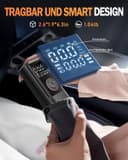 Thumbnail 4 de Elektrische Luftpumpe Akku Mini-Kompressor mit Manometer 🚲