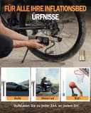 Thumbnail 5 de Elektrische Luftpumpe Akku Mini-Kompressor mit Manometer 🚲