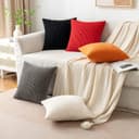 Thumbnail 4 de EMEMA Kissenbezug 45x45 cm Kordsamt 2er Set 🪡