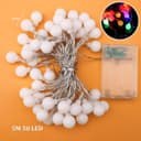 Thumbnail 1 de ENLACE LED Lichterkette Kugeln, 5M 50 LED Kugel Lichterkette Batteriebetrieben, 1,8cm Kugeln, Bunt Kugel Lichterketten für Weihnachten, Hochzeit, Zimmer, Balkon, Innen, Außen
ENLACE LED Lichterkette Kugeln, 5M 50 LED Kugel…