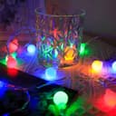 Thumbnail 2 de ENLACE LED Lichterkette Kugeln, 5M 50 LED Kugel Lichterkette Batteriebetrieben, 1,8cm Kugeln, Bunt Kugel Lichterketten für Weihnachten, Hochzeit, Zimmer, Balkon, Innen, Außen
ENLACE LED Lichterkette Kugeln, 5M 50 LED Kugel…