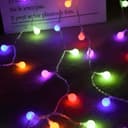 Thumbnail 3 de ENLACE LED Lichterkette Kugeln, 5M 50 LED Kugel Lichterkette Batteriebetrieben, 1,8cm Kugeln, Bunt Kugel Lichterketten für Weihnachten, Hochzeit, Zimmer, Balkon, Innen, Außen
ENLACE LED Lichterkette Kugeln, 5M 50 LED Kugel…