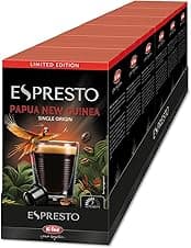 ESPRESTO Single Origin Papua New Guinea Lungo Kaffeekapseln 96 🎧