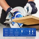 Thumbnail 5 de FALKENWALD Kreissägeblatt 165×20 mm — Hartmetallblatt für Holz & Metall 🔧