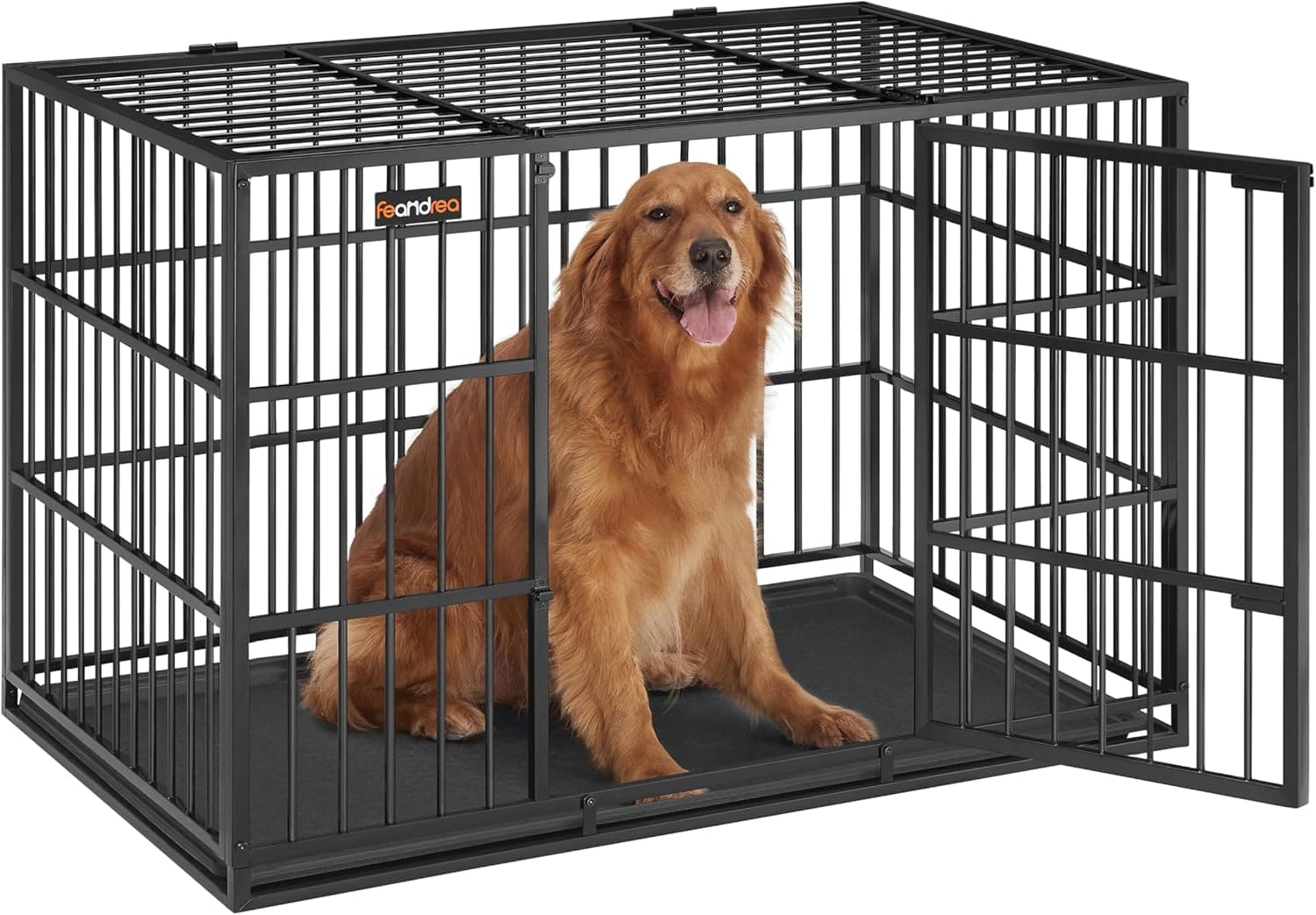 Feandrea PPD006B01 Hundekäfig 122×75×80 cm für große Hunde 📦