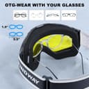 Thumbnail 1 de Findway Skibrille OTG für Brillenträger – verspiegelt 🎿