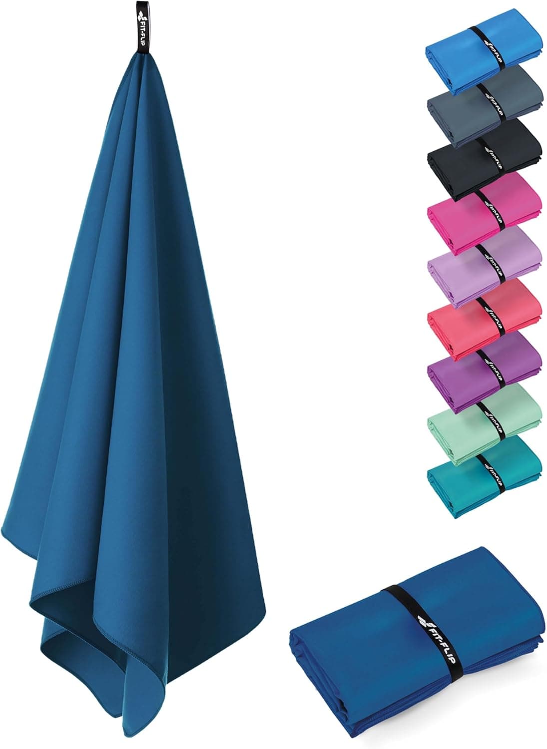 Fit-Flip Microfaser Handtuch kompakt für Reisen 🏖️