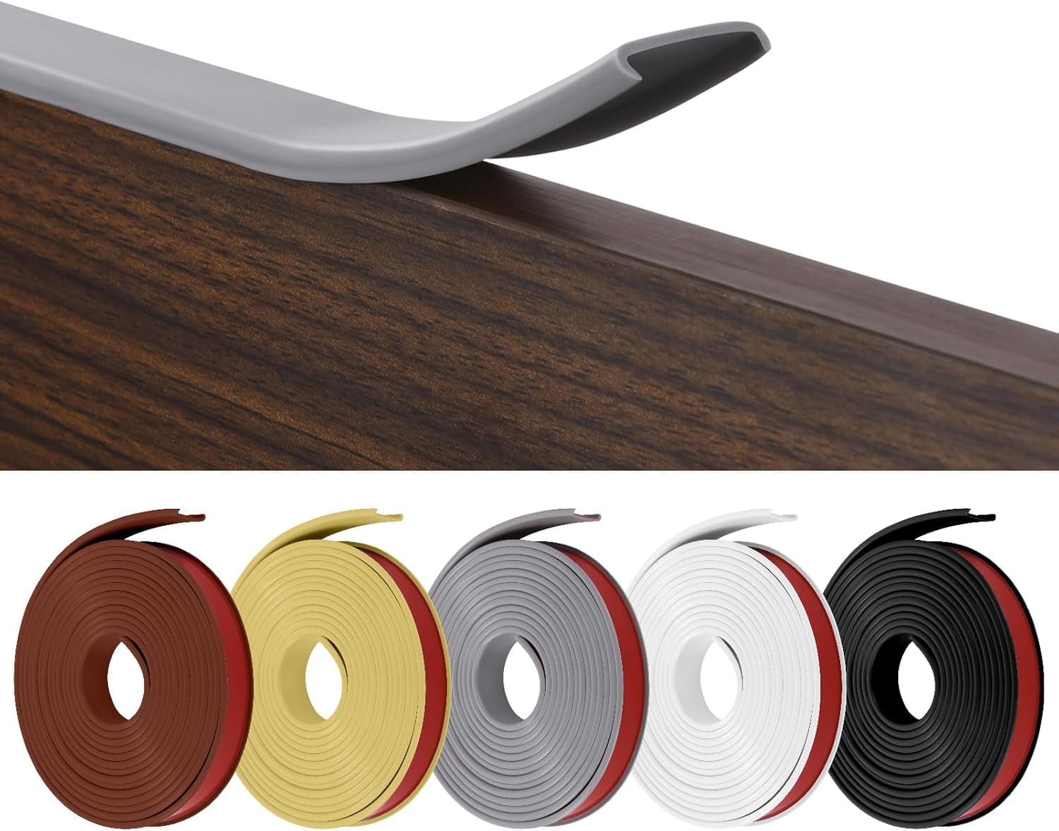 Flintronic U-Form Kantenschutz Klebefläche 5 m Grau ⌚