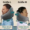 Thumbnail 5 de FLOWZOOM Air Nackenkissen L Reisekissen für 5 Schlafpositionen ✈️