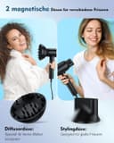 Thumbnail 5 de Föhn Hochgeschwindigkeits 160.000 U/min, leise, mit Diffusor 💇♀️