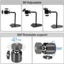 Thumbnail 4 de Folgtek 5er‑Set Kamerahalterungen Metall für Wand/Decke 📷