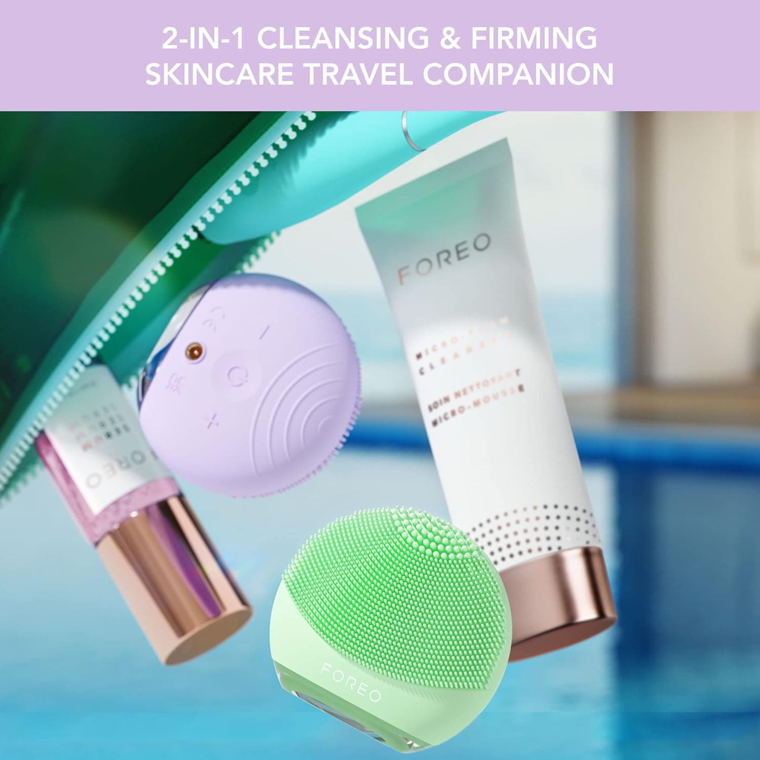 FOREO LUNA 4 go Gesichtsreinigungsbürste straffend Lavender ⌚