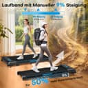 Thumbnail 3 de FOUSAE Walking Pad 1‑10 km/h Laufband für Zuhause mit LED-Display ⌚