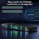 Thumbnail 2 de FOUSAE Walking Pad Laufband 1–10 km/h, 9% Steigung 📺
