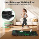 Thumbnail 5 de FOUSAE Walking Pad Laufband 1–10 km/h, 9% Steigung 📺