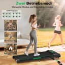 Thumbnail 6 de FOUSAE Walking Pad Laufband 1–10 km/h, 9% Steigung 📺