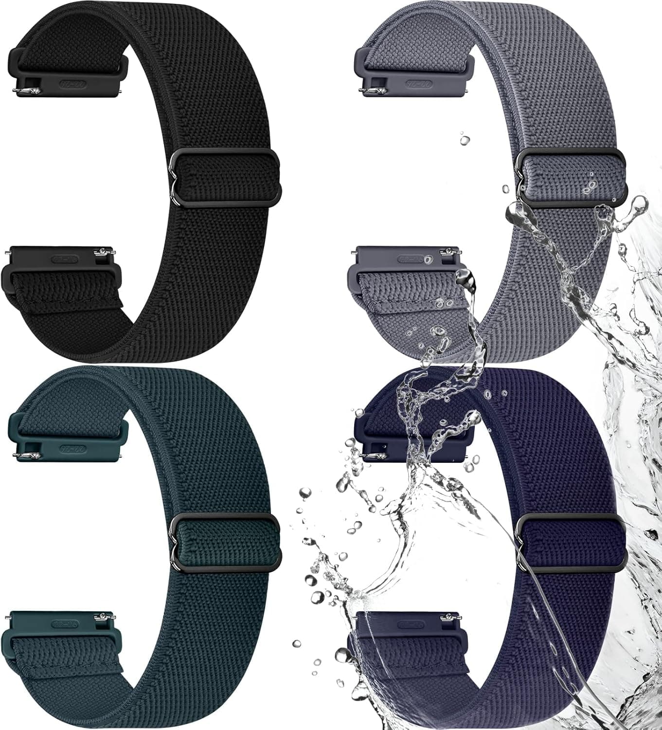 Fullmosa Nylonarmband 22 mm kompatibel mit Garmin ⌚