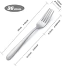 Thumbnail 1 de Funnydin 36er Edelstahl Gabeln 7,1" für Tisch 🍴