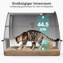 Thumbnail 1 de FURTIME Katzenklo Edelstahl XXL – Geschlossenes WC für Katzen 📷