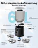 Thumbnail 6 de Futterautomat Katze 6 L mit App und Timer 📱