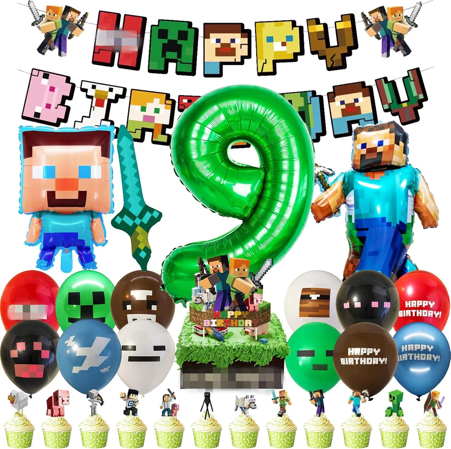 Geburtstagsdeko Geburtstag: Party Jamboree Tortendeko 🎉