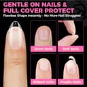 Thumbnail 6 de UNA GELLA Mandel-Nageltips, 504 Stück ⚙️