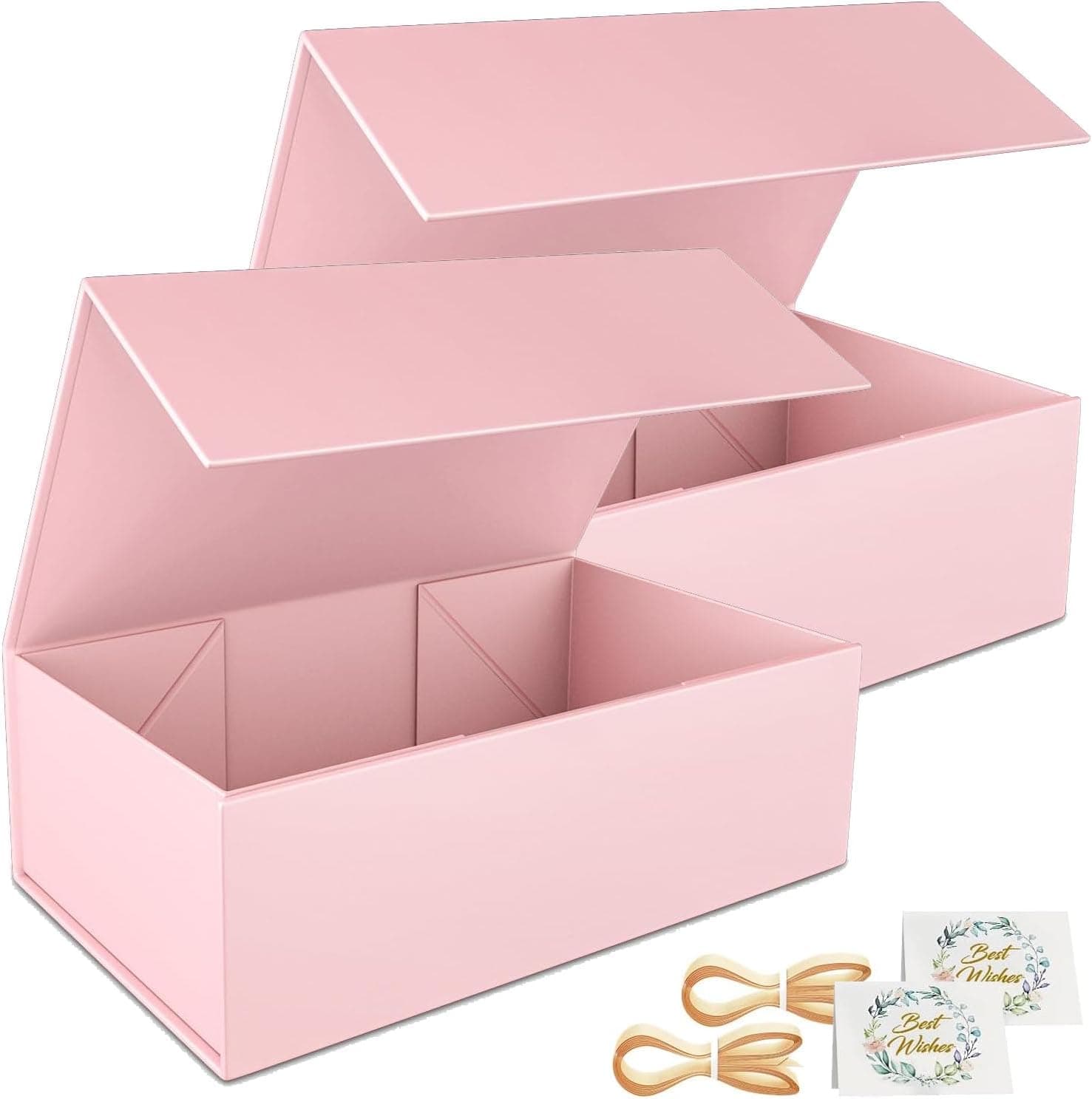 Geschenkbox 2er-Set 24×15×7,6 cm rosa 🎁