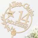 Thumbnail 4 de Giftota Cake Topper 14. Geburtstag Holz mit LED 🎂