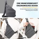 Thumbnail 6 de Gipfelfreund Anti Diebstahl Tasche, Gipfelfreund Umhängetasche, Schultertasche, Brusttasche, Diebstahlsichere Tasche, Anti-Diebstahl, Sicherheitstasche Reise für Damen und Herren
Gipfelfreund Anti Diebstahl Tasche, Gipfelfreund Umh…