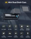 Thumbnail 3 de GKU 4K Dashcam Dual mit 64GB Speicher 📷