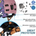 Thumbnail 1 de GLAMVILLA Skaterhelm Ultraleicht 260 g ⌚