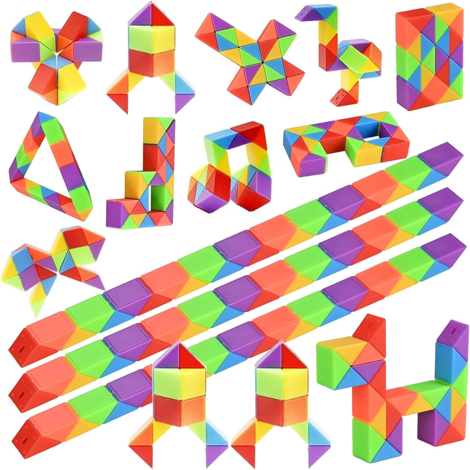 GOLDGE Mitgebsel Kindergeburtstag 4–9 Jahre 15 Stück Magische Schlange 🎈