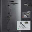 Thumbnail 1 de Görbach Regendusche Duschsystem mit Ablage, wassersparend, Edelstahl ⌚💧