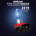 Thumbnail 2 de Gread H11 Lampe Auto 12V 55W super white 8500K Scheinwerferbirne 📺