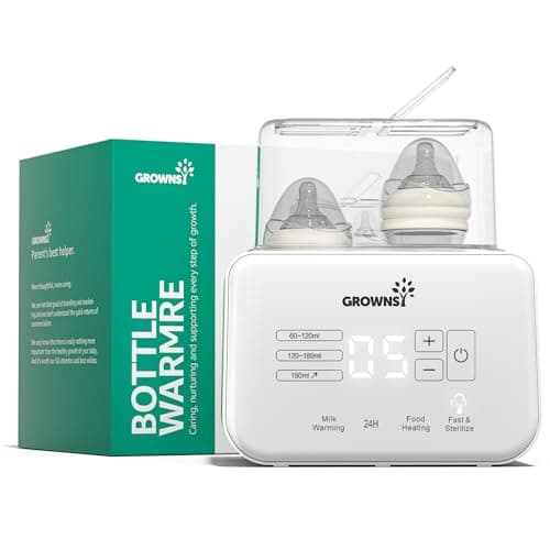 GROWNSY Flaschenwärmer 9‑in‑1 Babyflaschenwärmer 🍼