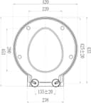 Thumbnail 1 de Grünblatt WC-Sitz passend für Duravit Starck 1, Duroplast ⌚