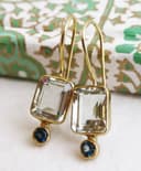 Thumbnail 4 de Grüner Amethyst London Blautopas Vergoldet Silber Ohrringe Natürlicher Edelstein Geburtstagsgeschenk Handgefertigte Geschenkideen für Frauen (Grüner Amethyst und London Blautopas)
Grüner Amethyst London Blautopas Vergoldet Silbe…