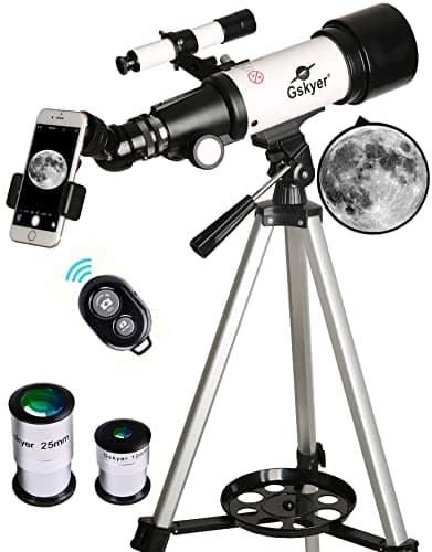 Gskyer D‑70400 Refraktor 70 mm Öffnung – Einsteigerteleskop 🔭