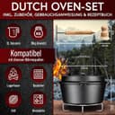 Thumbnail 1 de GUSSKÖNIG Dutch Oven Set 9L 2in1 Deckelheber ⌚📷?