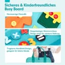 Thumbnail 5 de Hahaland Montessori Busy Board – Activity Board mit 15 Aktivitäten 📷