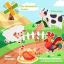 Thumbnail 2 de Hahaland Montessori Quiet Book Bauernhof – Quietbook für 1 Jahr 🧸