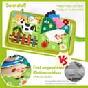 Thumbnail 4 de Hahaland Montessori Quiet Book Bauernhof – Quietbook für 1 Jahr 🧸